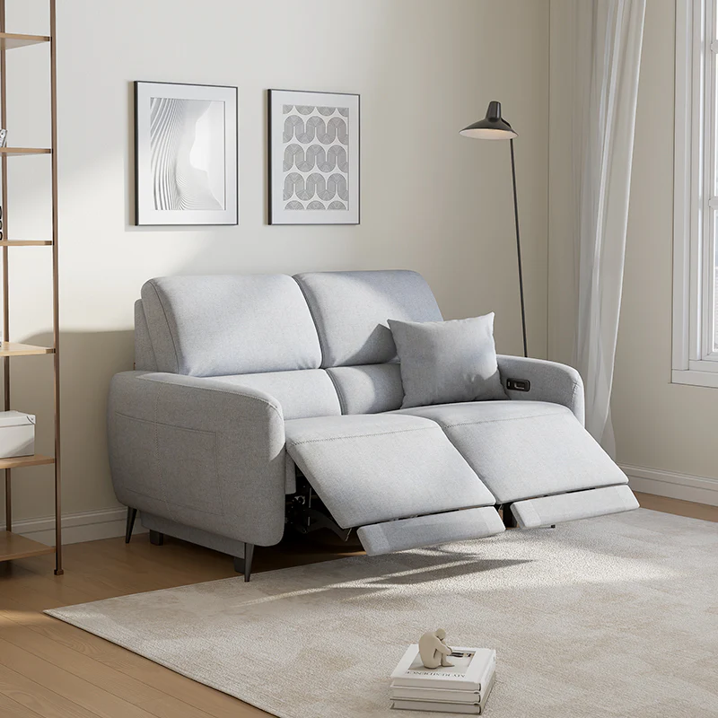 AeroStretch 3 Seater Power Zero Wall Recliner Sofa with Drop Down Table Tray