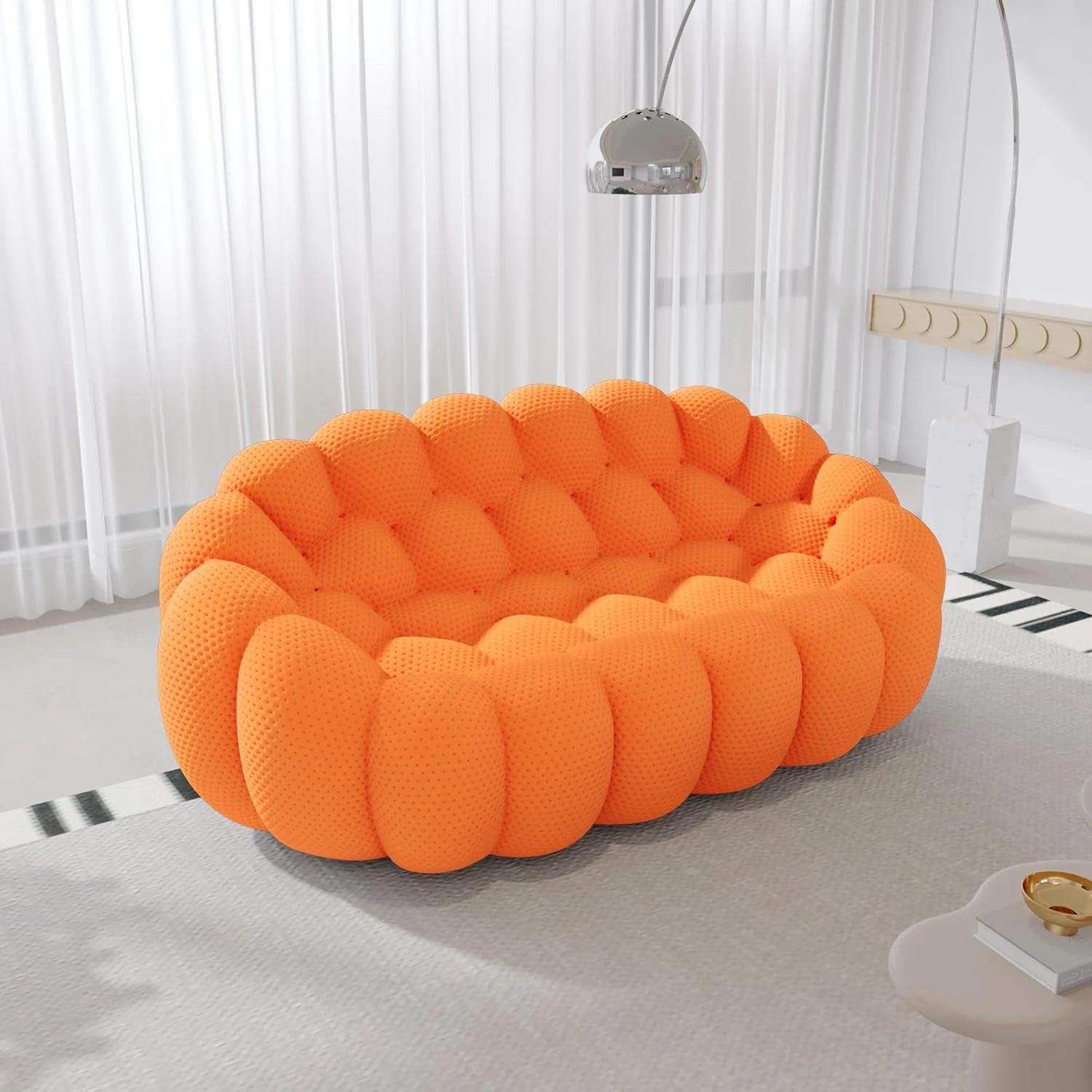 💥Limited time offer💖🎉Modern 3D Honeycomb Bubble Sofa - Comfy Loveseat Couch