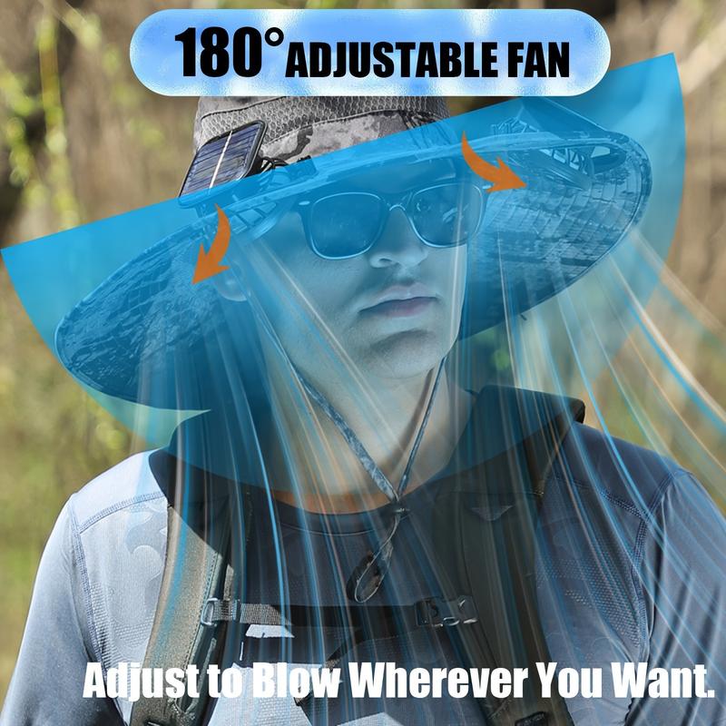 SolCooler Solar-Powered Double Fan Cooling Hat