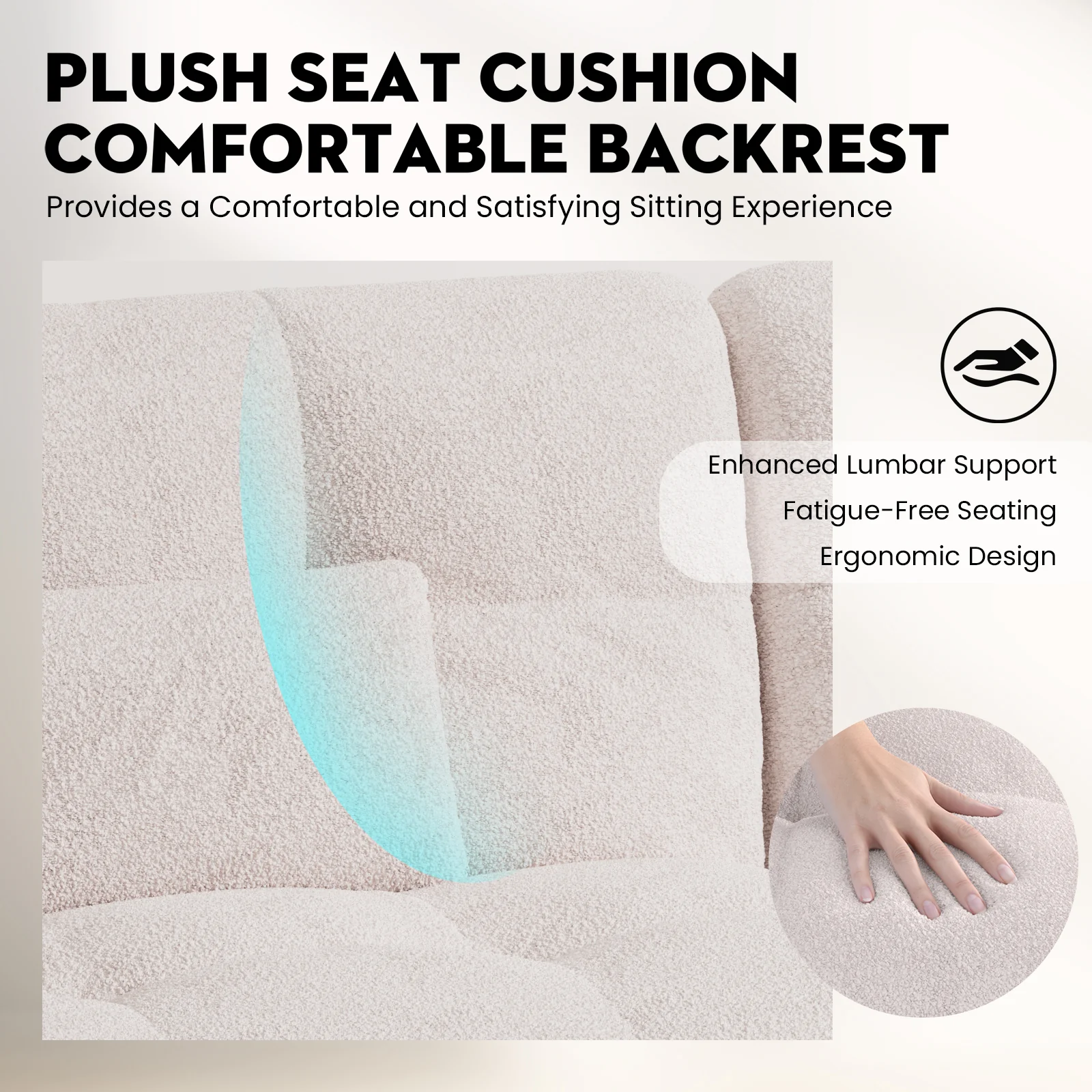 COMHOMA Convertible Ultra-comfortable Futon Sofa Bed with Adjustable Backrest B001