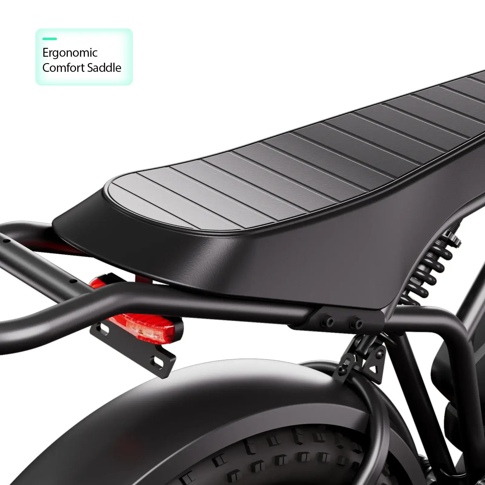 Full Suspension Moped-style Electric Bike