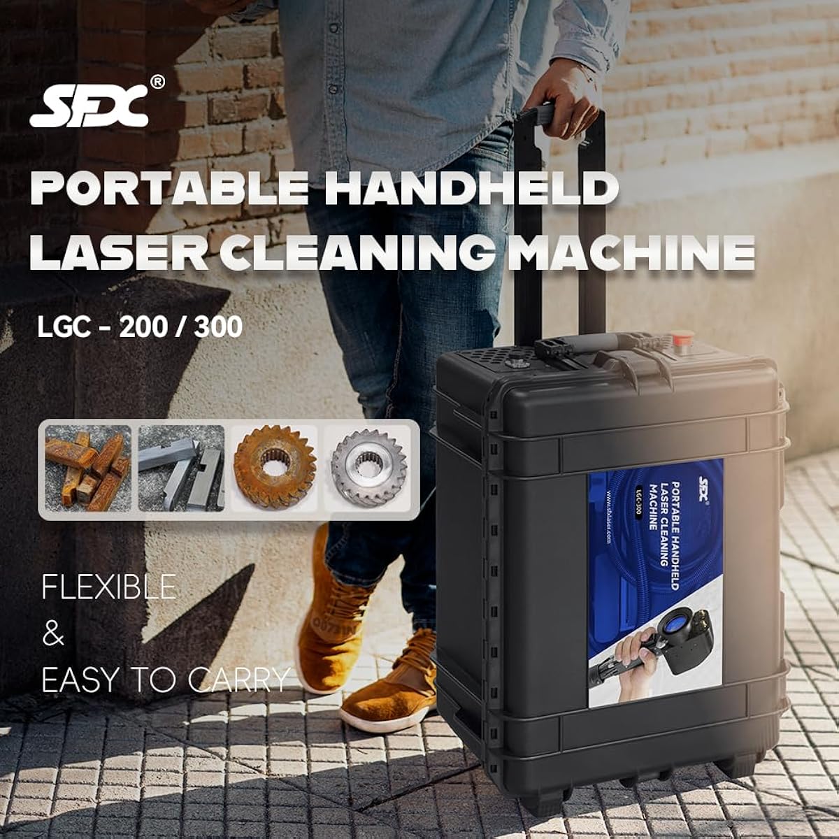 Handheld HD Laser Derusting Instrument