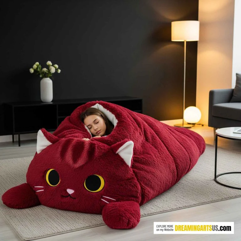 2025 Latest Fluffy Cat Sleeping Bags | Cozy, Cute & Purr-fectly Designed