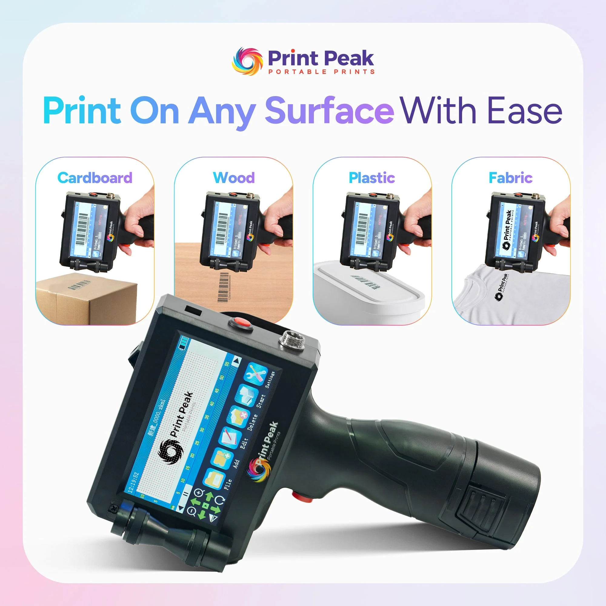 The PrintPeak Handheld Inkjet Printer: Ultimate Printing Solution