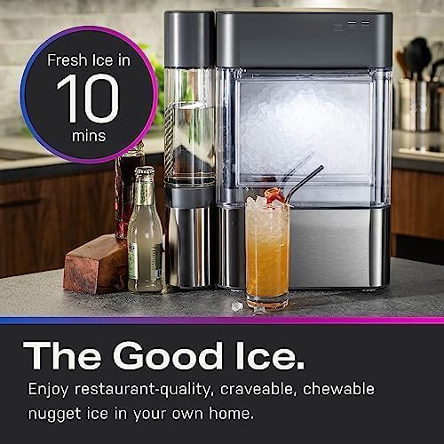 Ice Machine with WiFi & Smart Connected, Stainless Steel