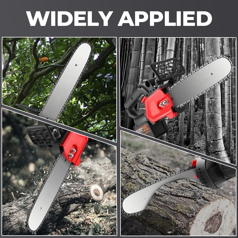 🔥Cordless high-power lithium battery chainsaw - 🎁Limited-time gift tool kit!