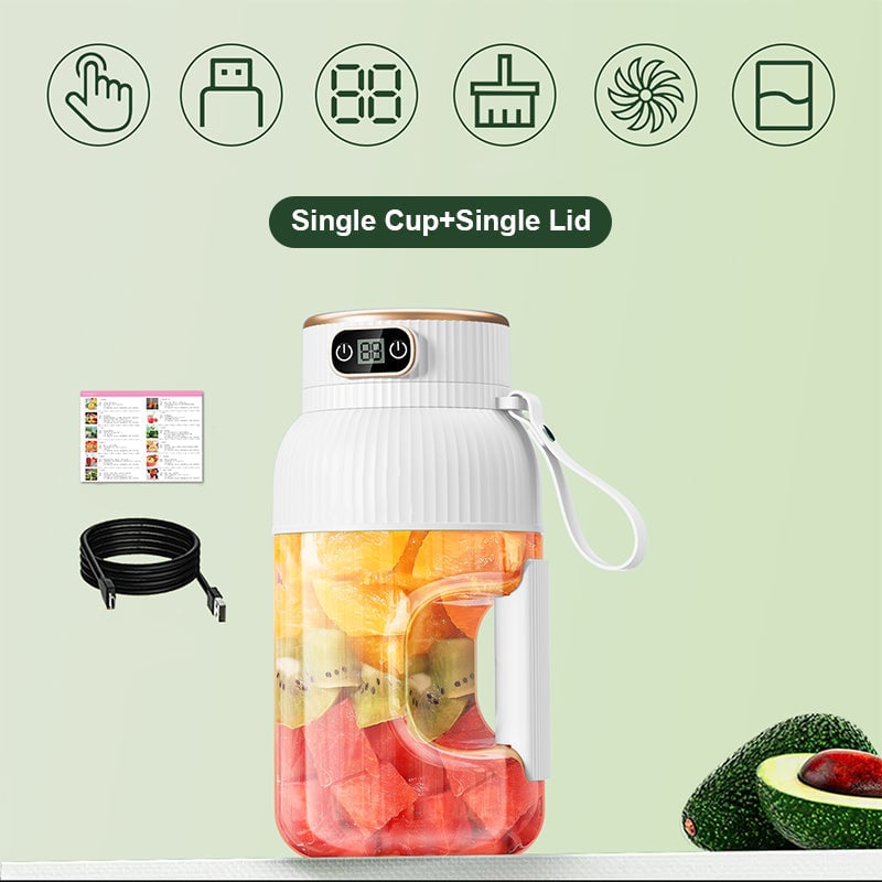 🔥LAST DAY 49% OFF 🎁Multifunctional Portable Juicer Cup With Digital Display