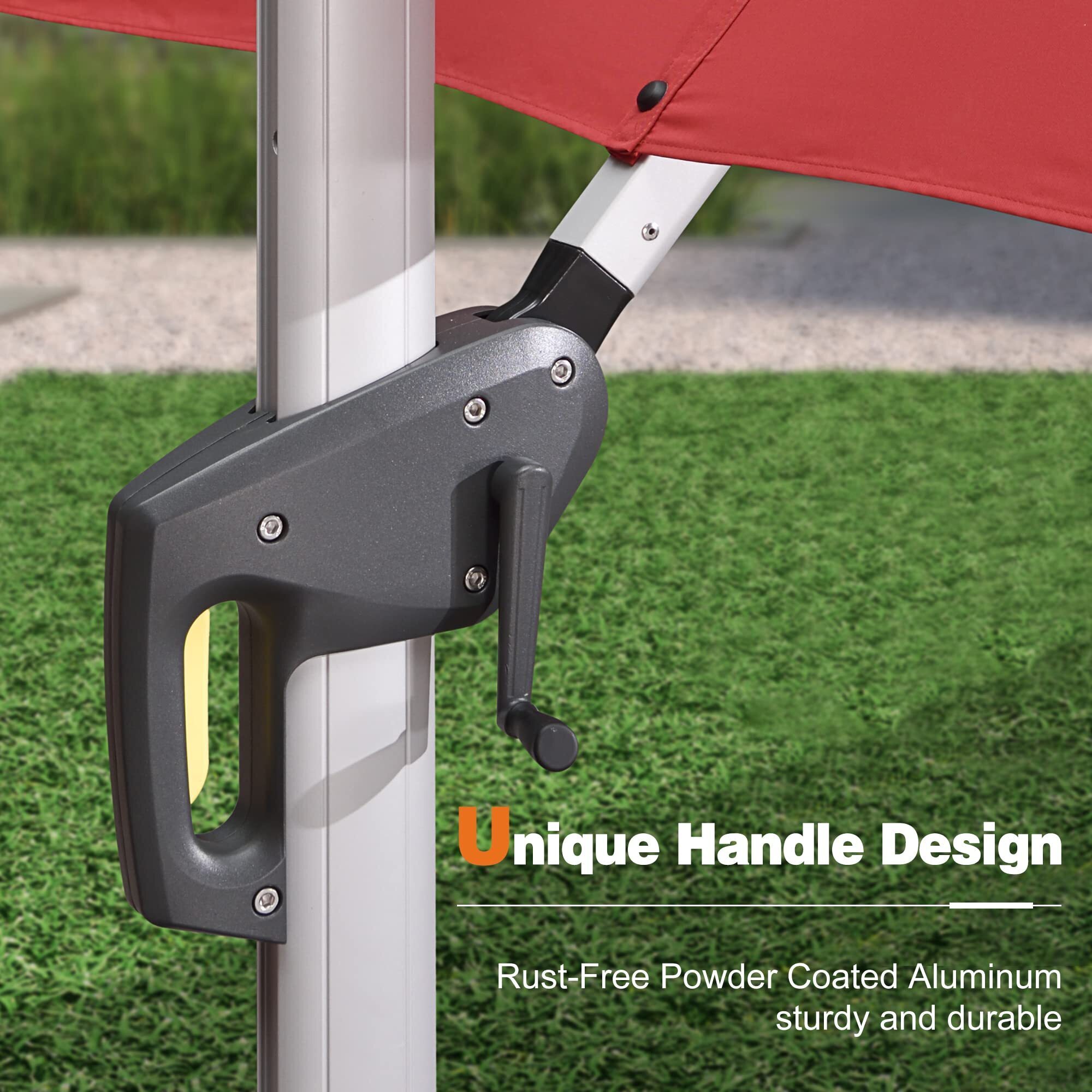 Solar Powered LED Patio Umbrella