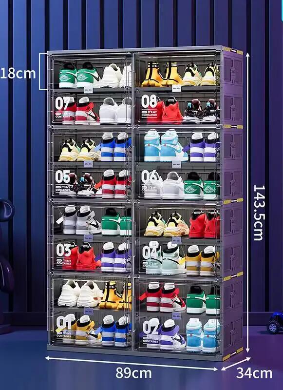 🥾Dust-Free Black Portable Shoe Organizer🎁