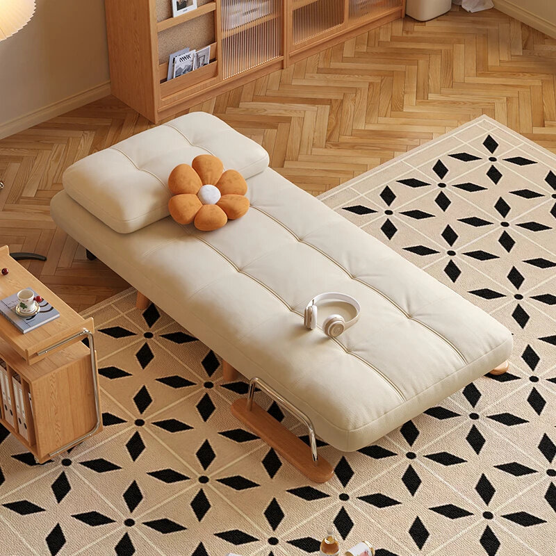 🎉5th Anniversary Special! 🛋️Cream Folding Sofa Bed