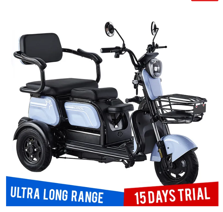 🎁LAST DAY FOR CLEARANCE✨3 Wheel Two-Seater Electric Mobility Scooter