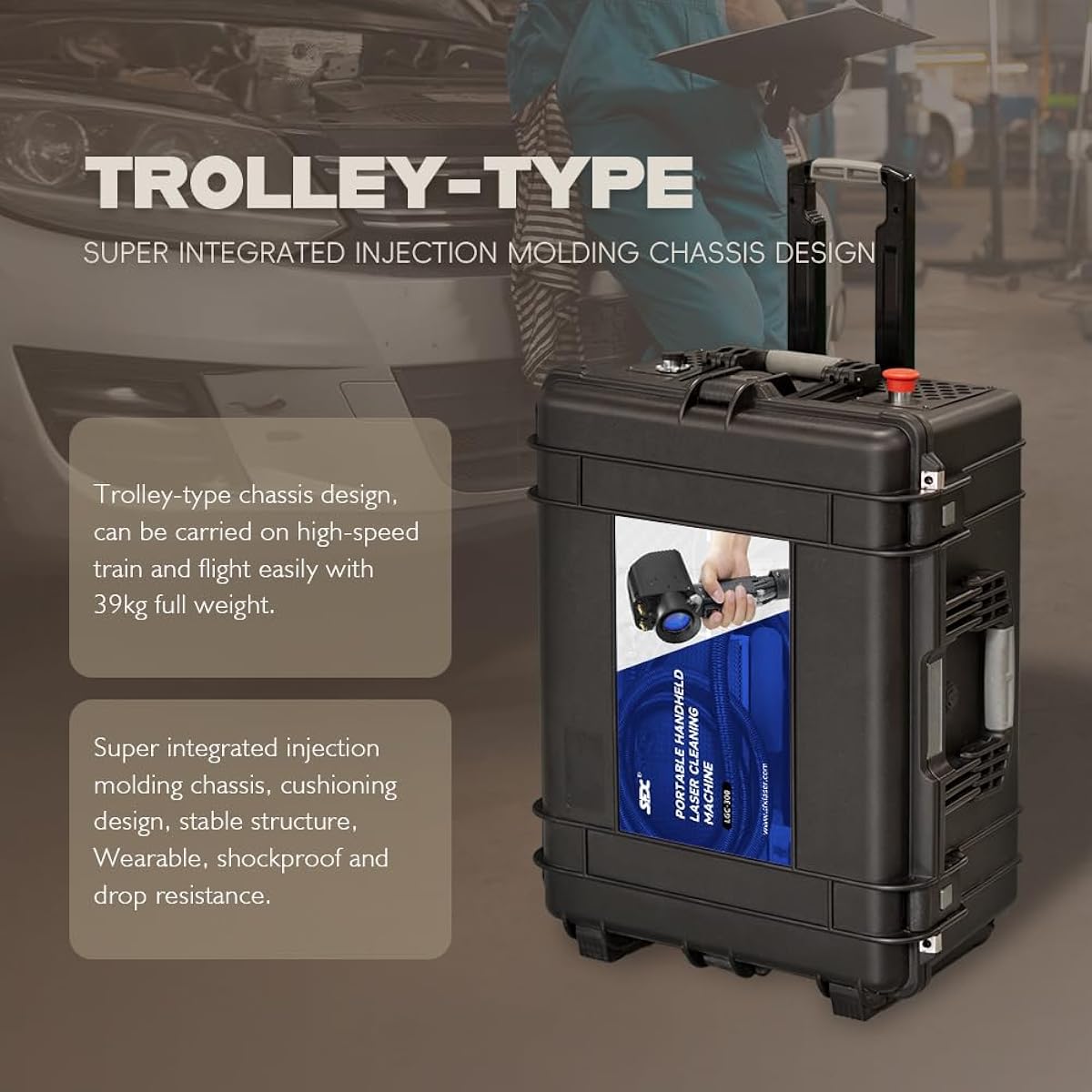 Handheld HD Laser Derusting Instrument