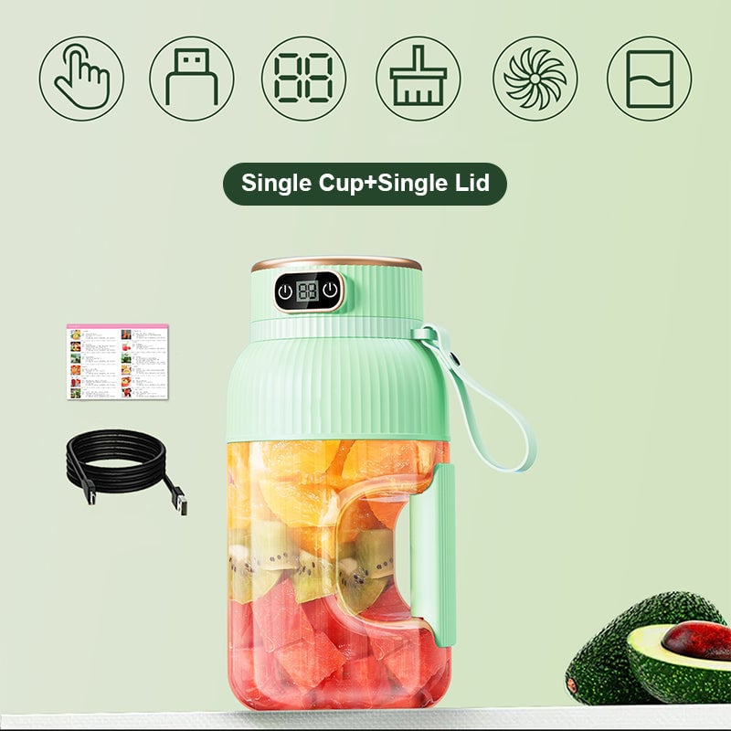 🔥LAST DAY 49% OFF 🎁Multifunctional Portable Juicer Cup With Digital Display