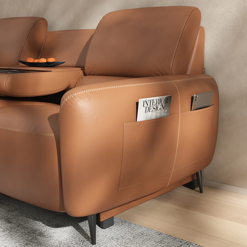 AeroStretch 3 Seater Power Zero Wall Recliner Sofa with Drop Down Table Tray